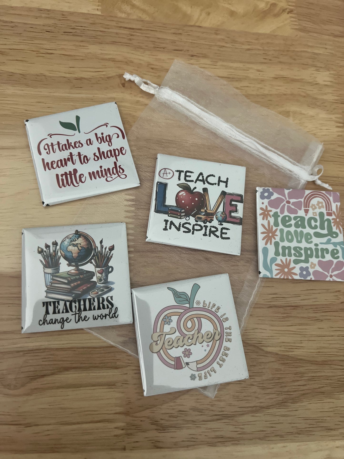 Teacher Magnet Set of 12 (Personalized)