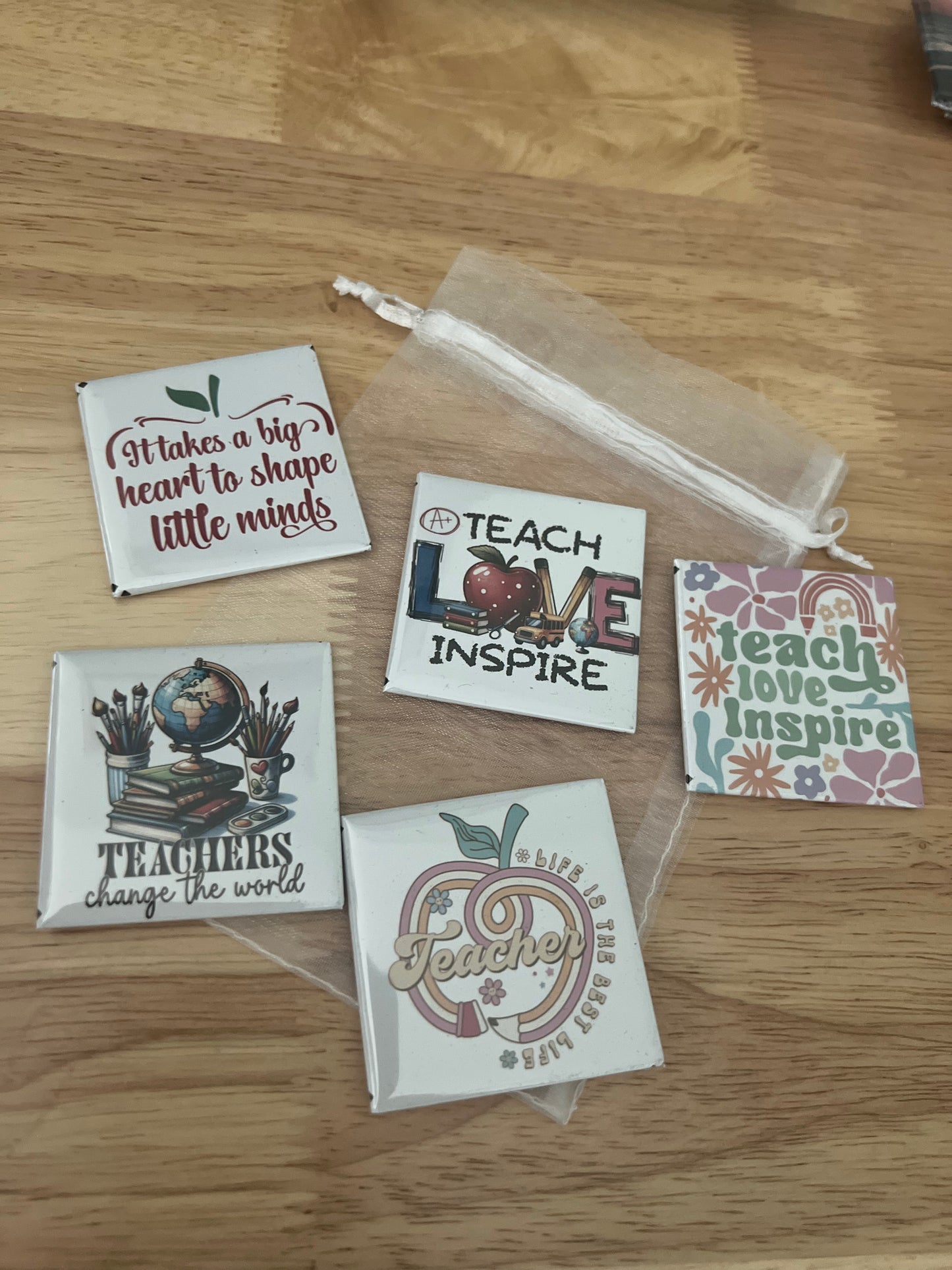 Teacher Magnet Set of 12 (Personalized)