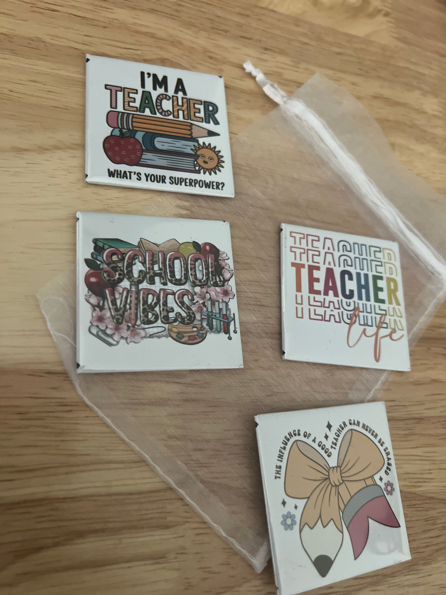 Teacher Magnet Set of 12 (Personalized)