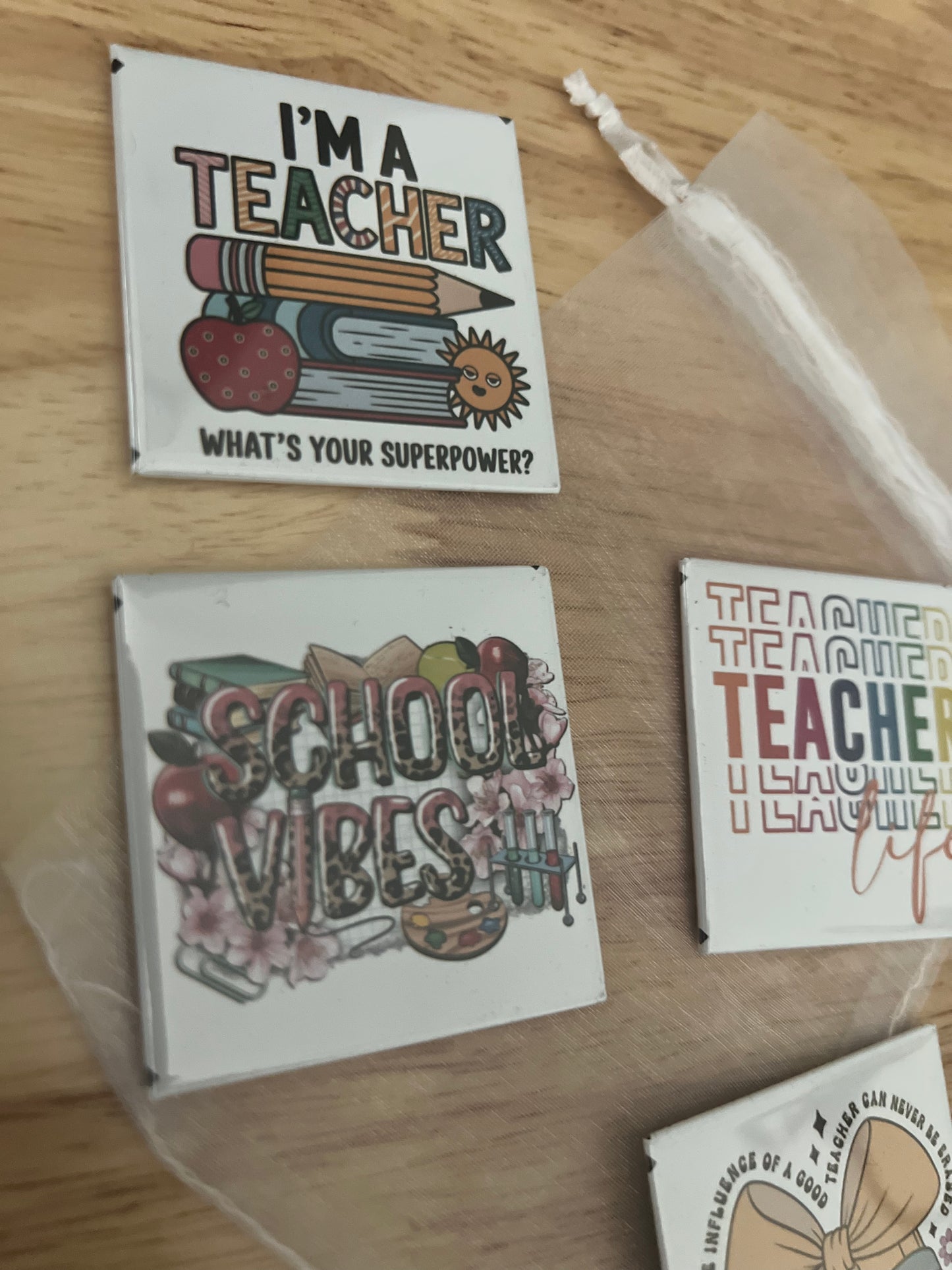 Teacher Magnet Set of 12 (Personalized)