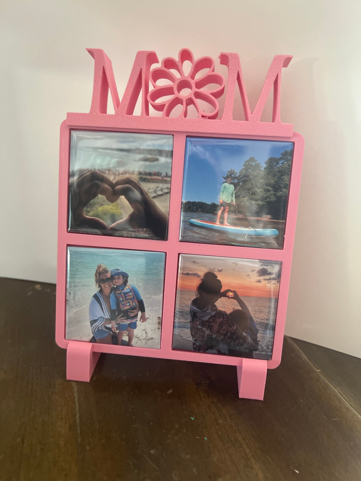 Mom Floral Multi Photo Frame (Magnets included) (Copy)