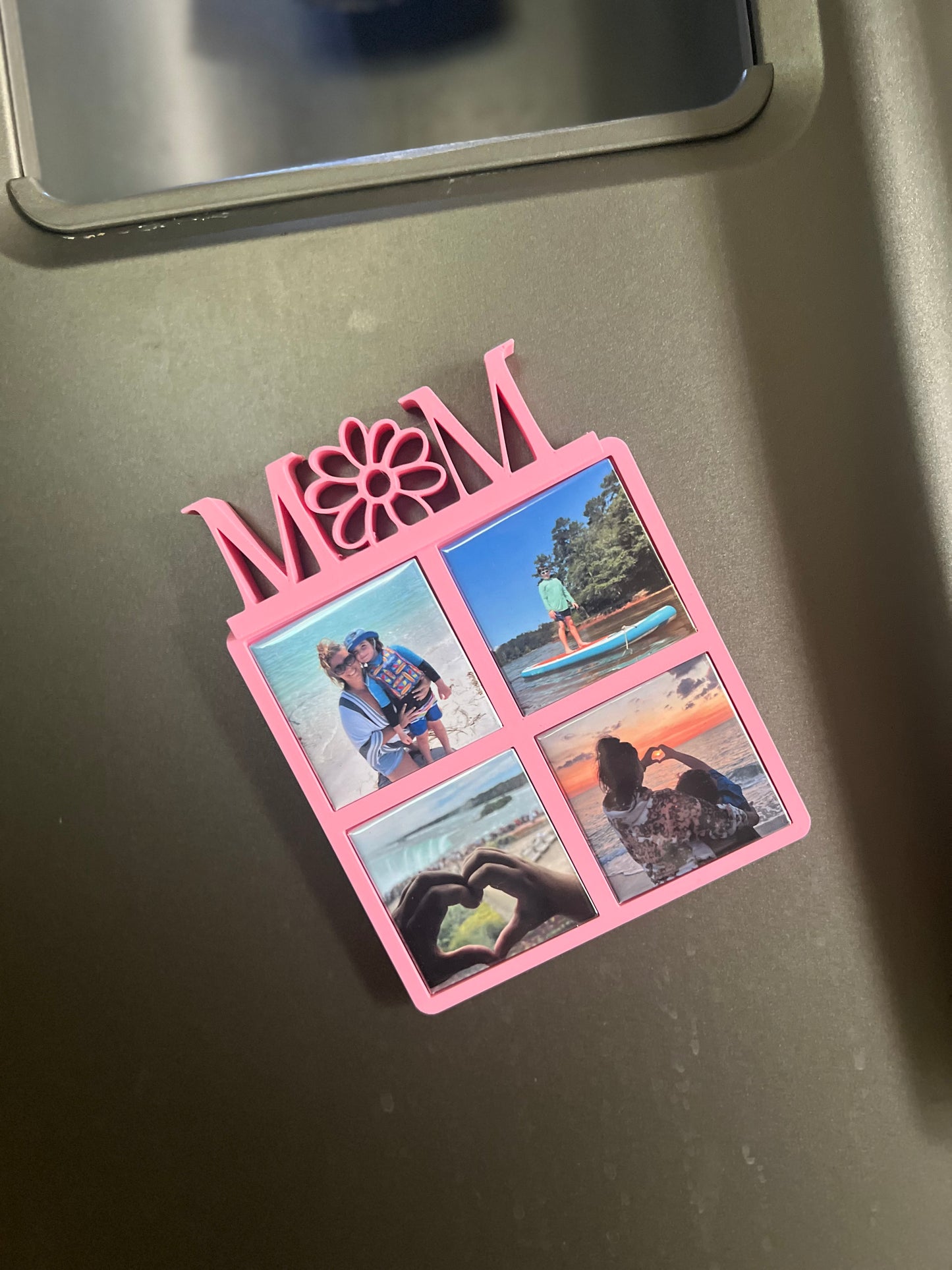 Mom Floral Multi Photo Frame (Magnets included) (Copy)