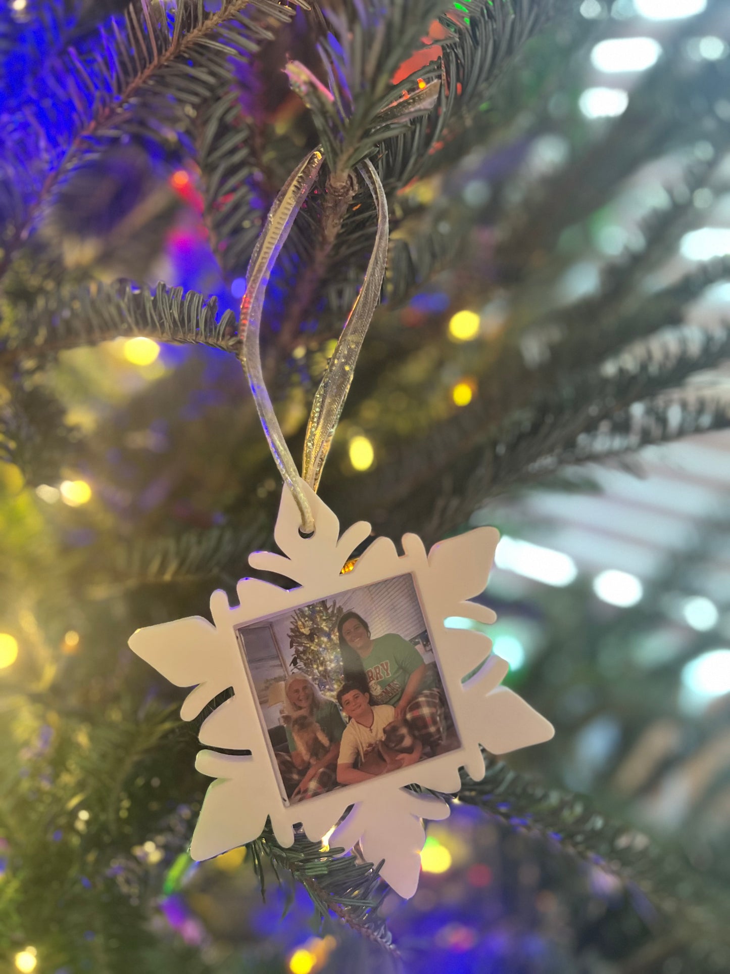 Snowflake Photo Ornament