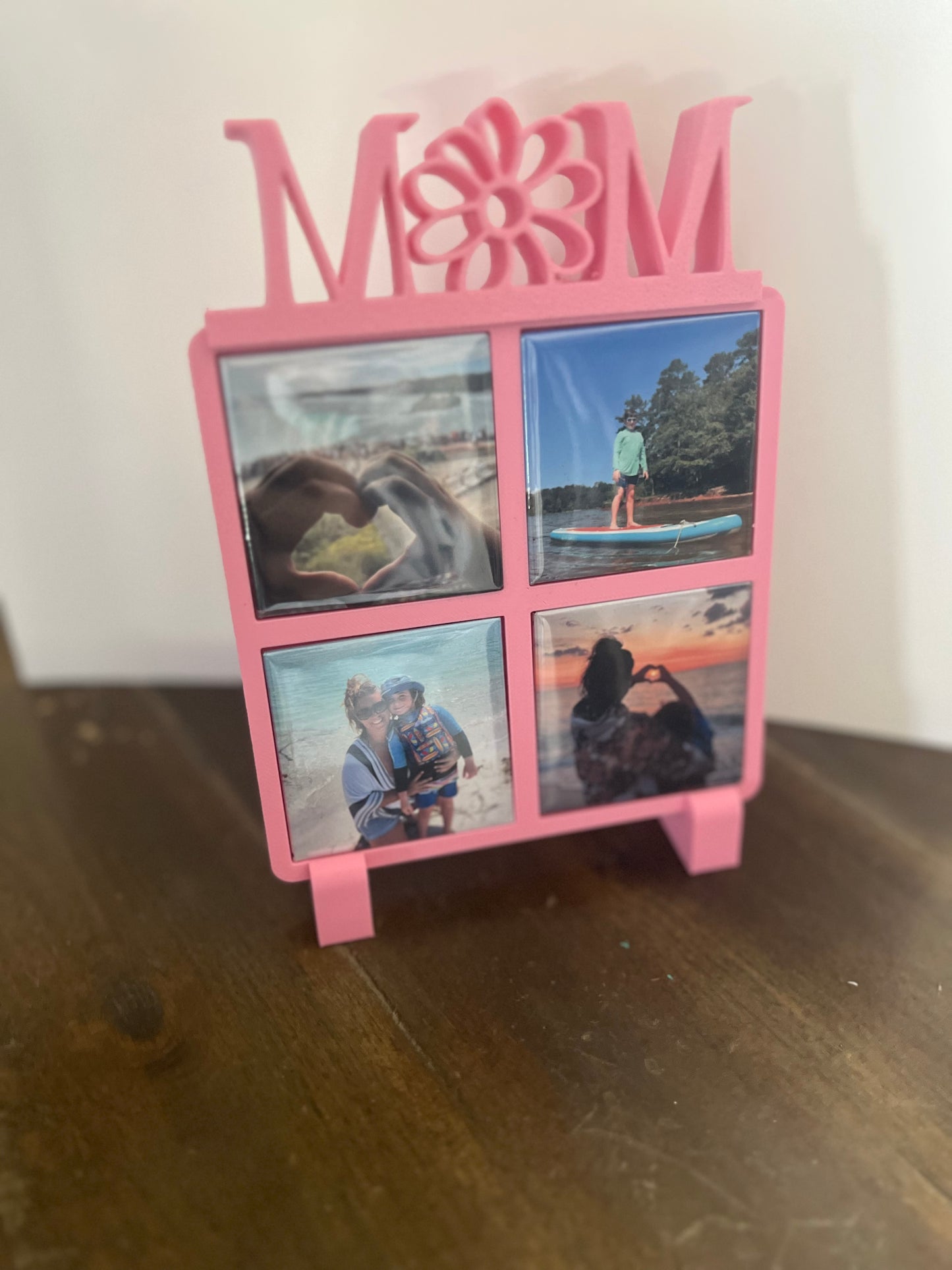 Mom Floral Multi Photo Frame (Magnets included) (Copy)