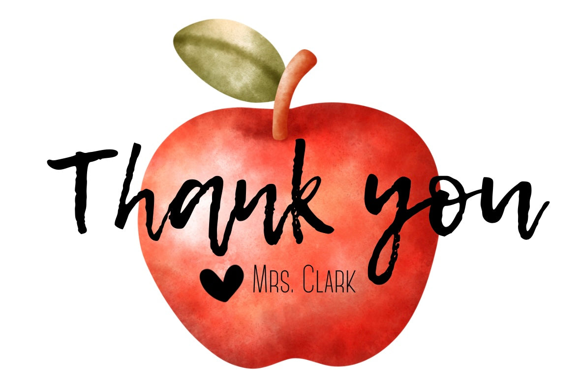 Personalized Thank you Notecards (Teacher)