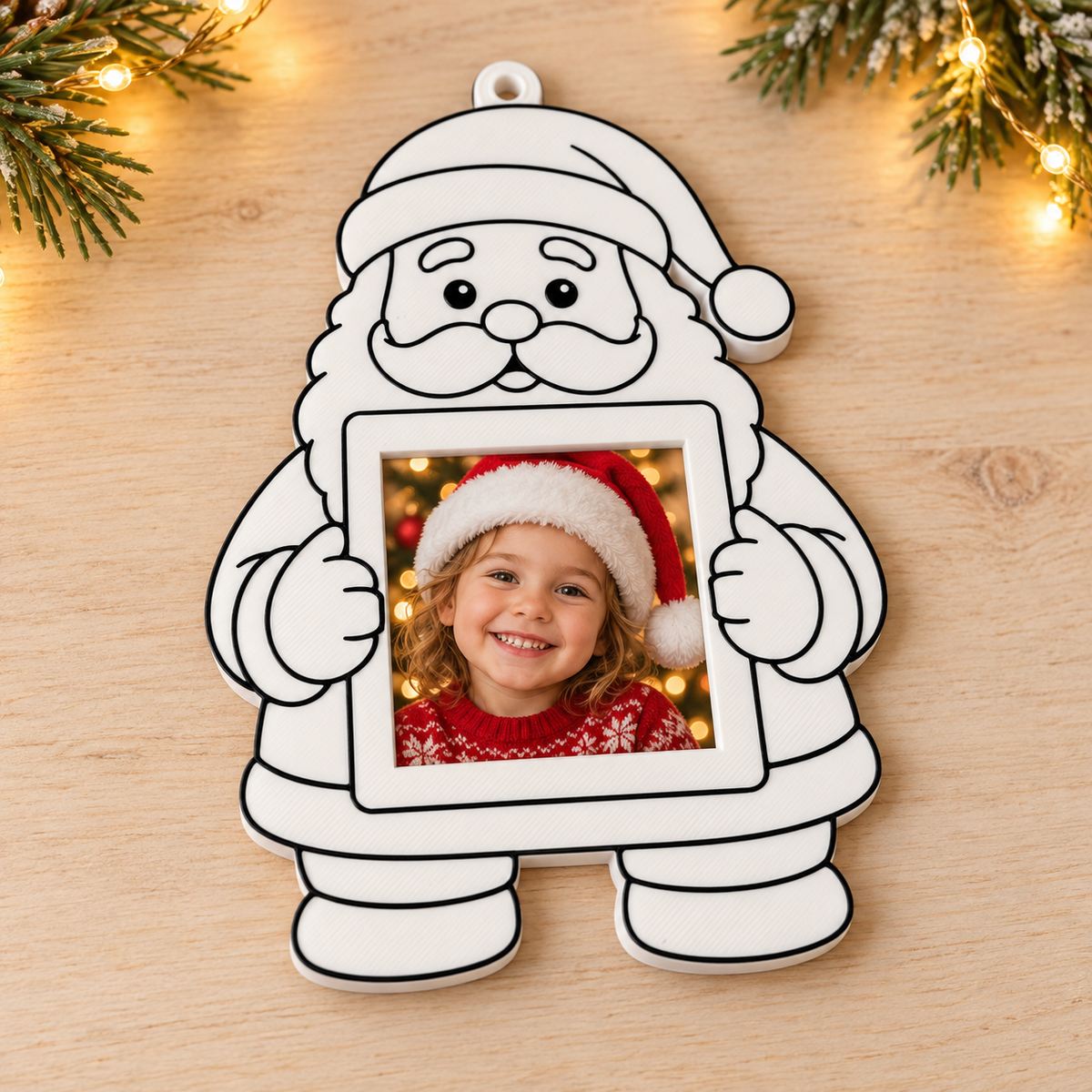 Color & Gift Christmas Photo Magnet Ornament Gift Set