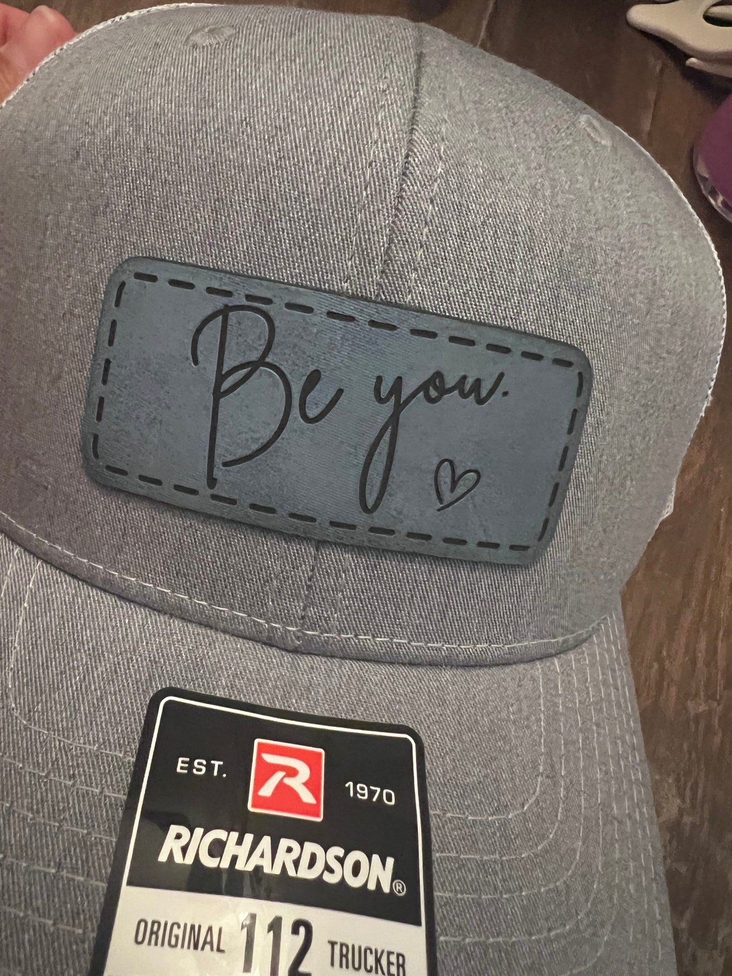 Leather Patch Snap Back Trucker