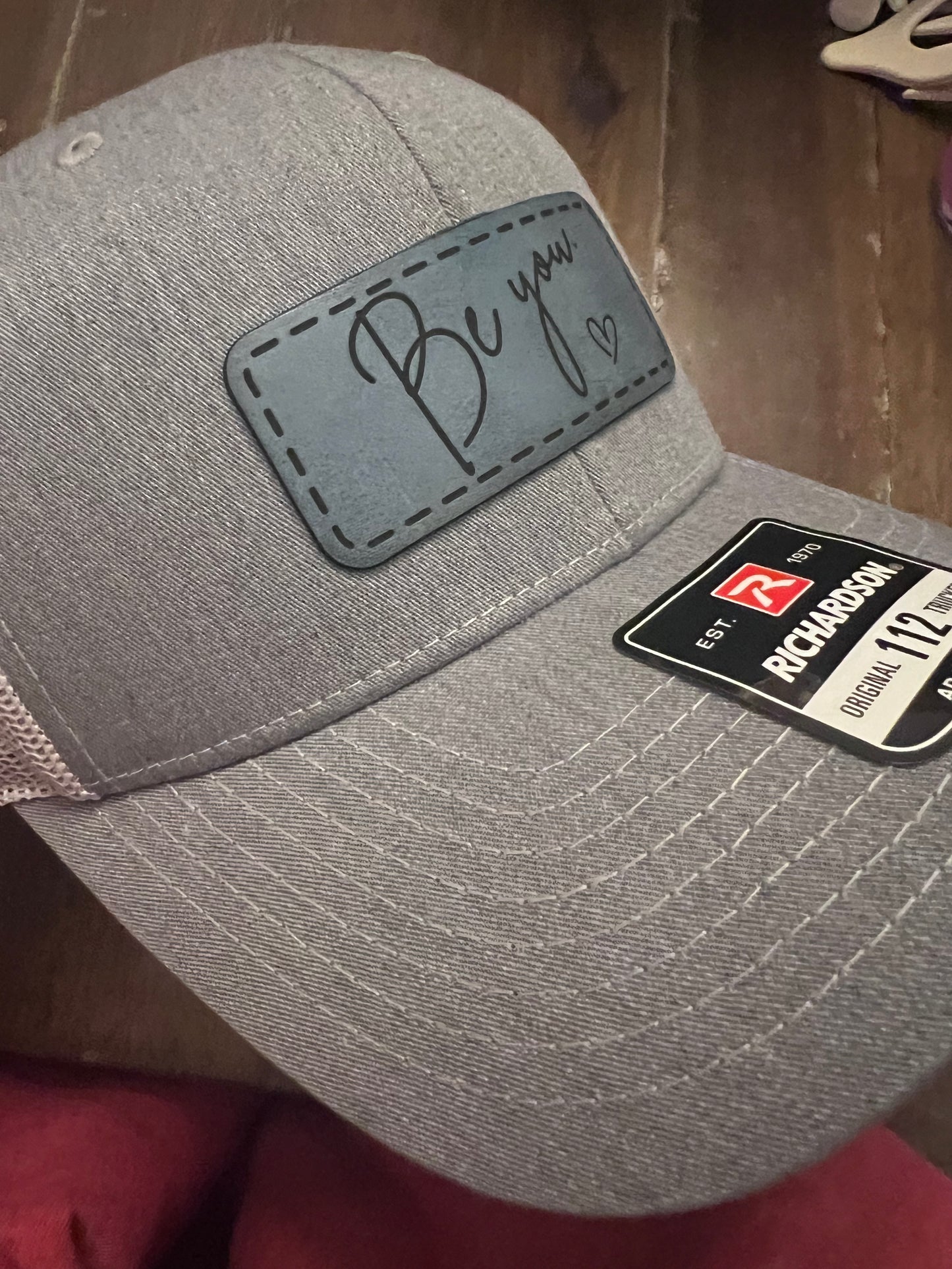 Leather Patch Snap Back Trucker