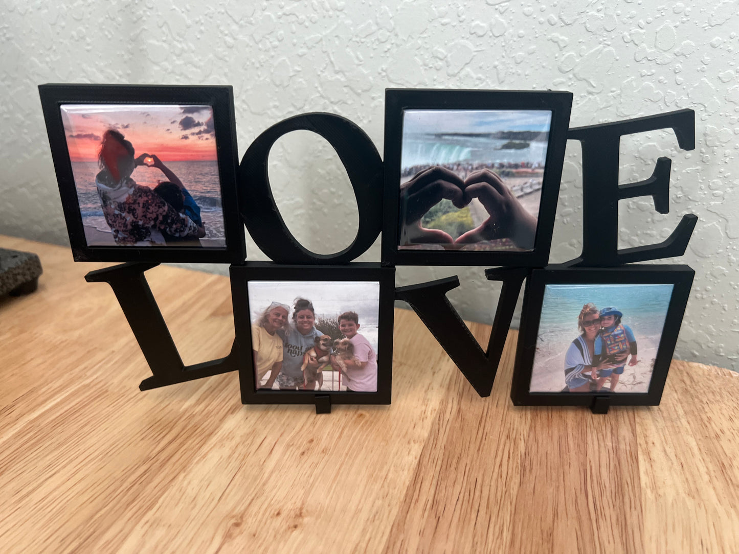 LOVE Multi Photo Frame (Magnets included)