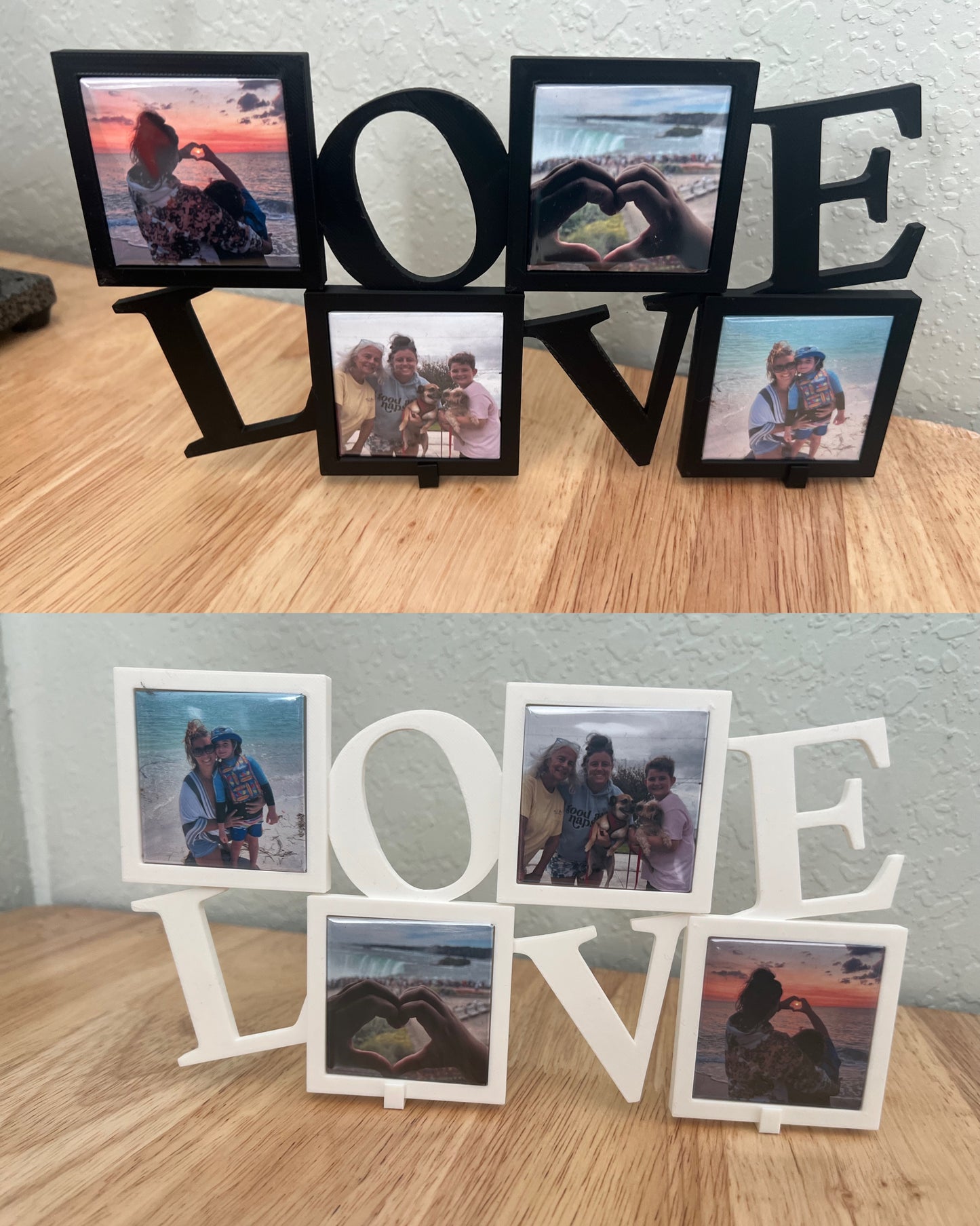 LOVE Multi Photo Frame (Magnets included)